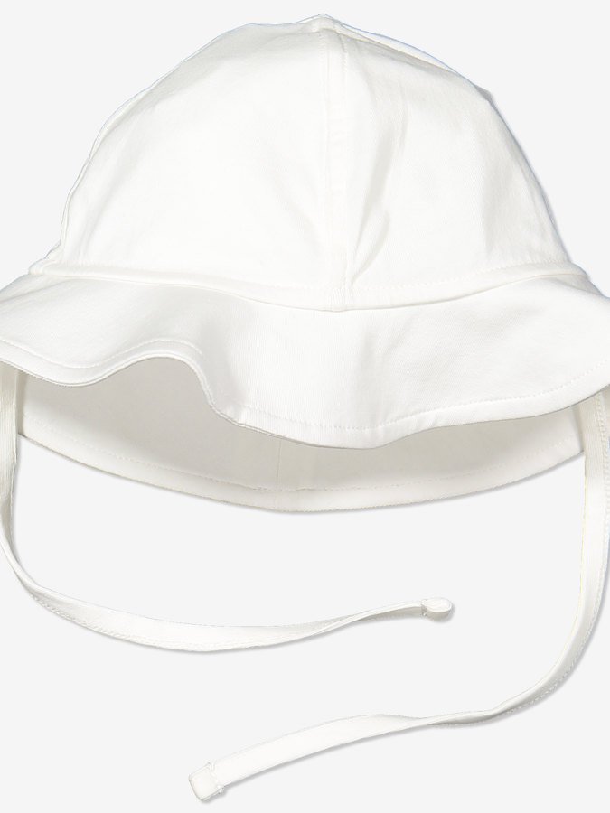 Solhatt med knytband baby