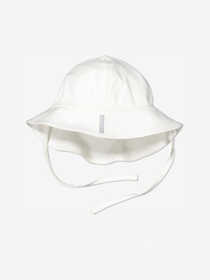 Solhatt med knytband baby