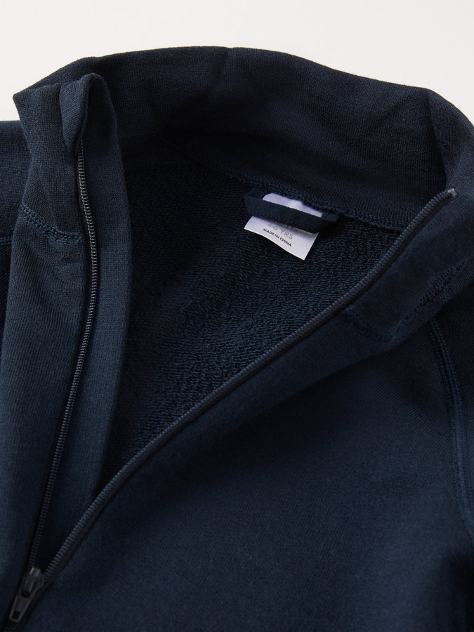 Jacka ullfrotté i merino Jacka ullfrotté i merino