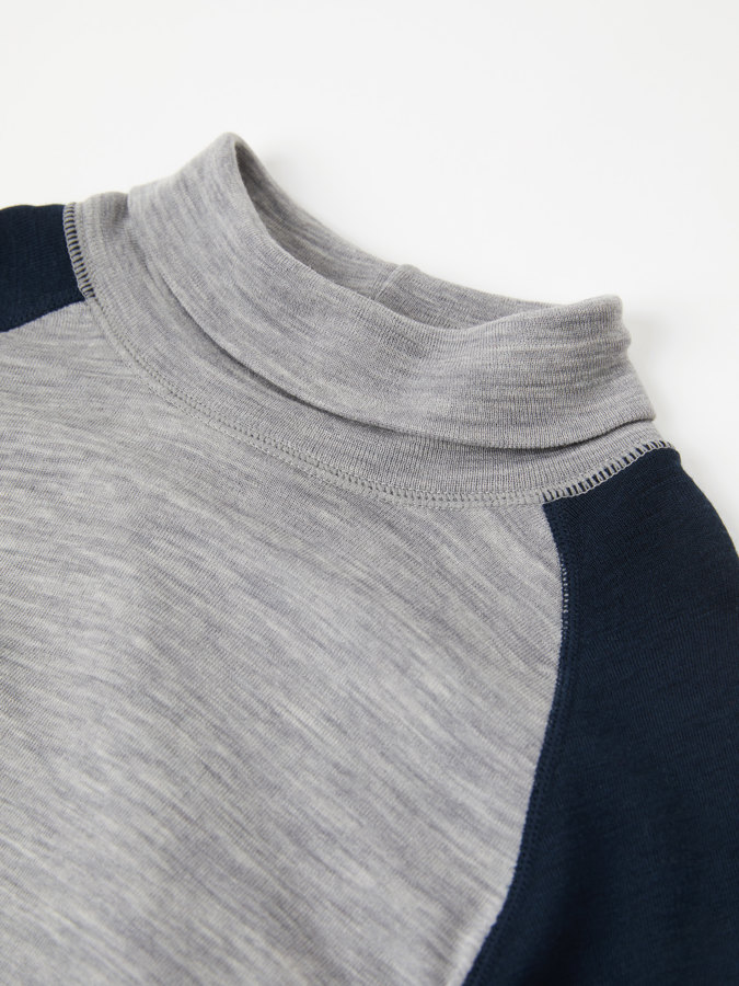 Polotröja merinoull Polotröja merinoull