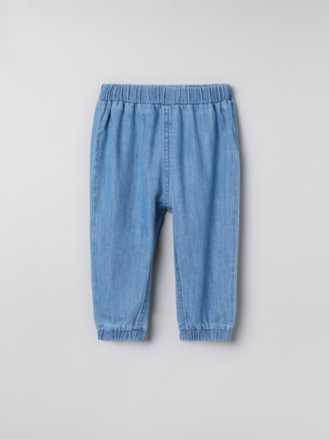 Denimbyxa dra på Denimbyxa dra på