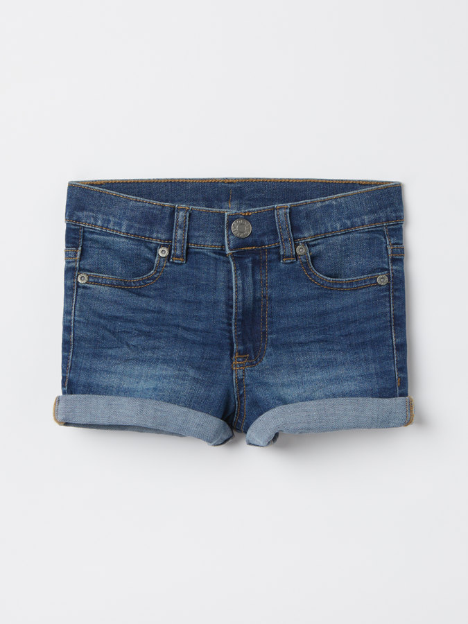 Jeansshorts med fickor