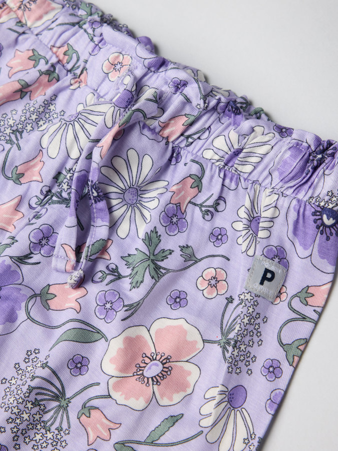 Byxa baby blommor Byxa baby blommor