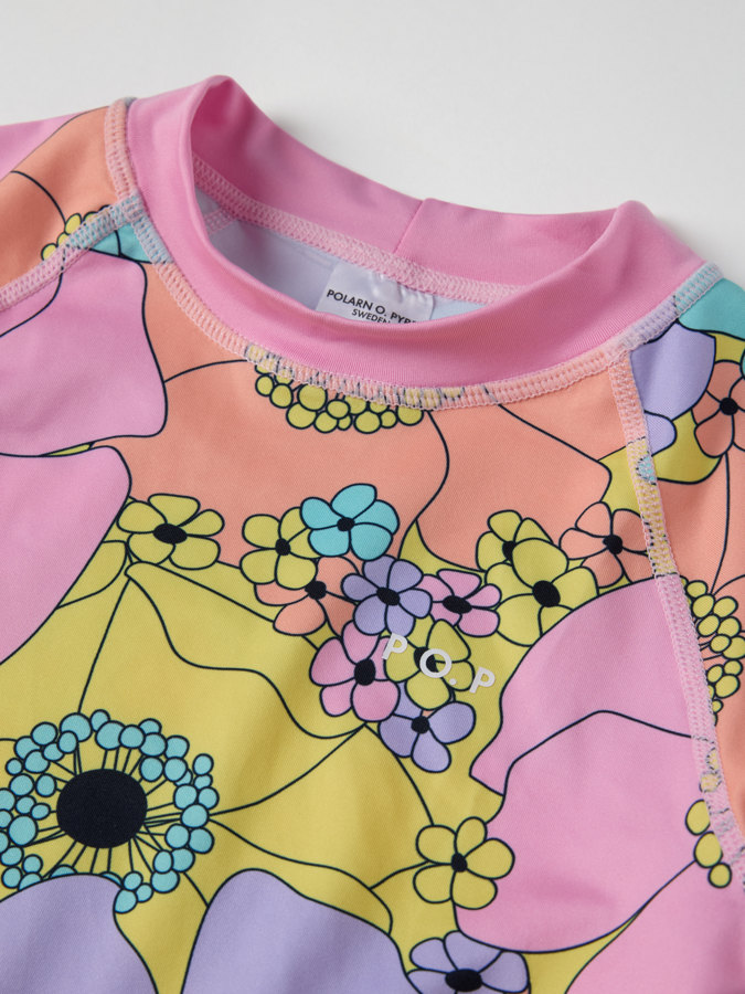 Långärmad UV-tröja blommig Långärmad UV-tröja blommig