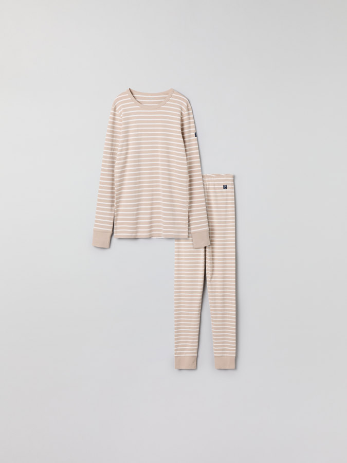 Vuxenset med byxa och tröja randigt Vuxenset med byxa och tröja randigt