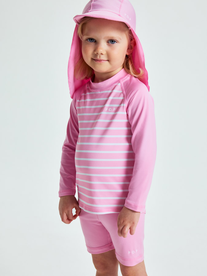 Långärmad UV-tröja randig Långärmad UV-tröja randig