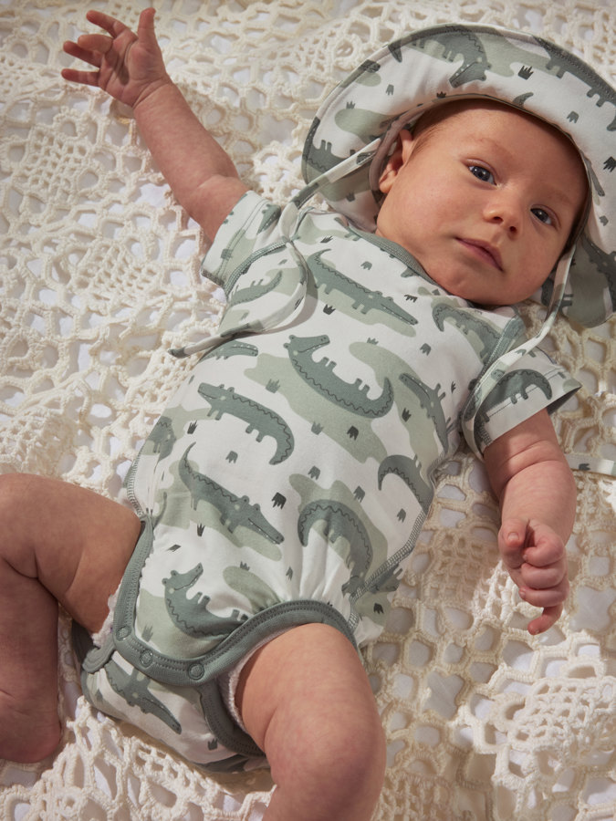 Kortärmad body krokodiler Kortärmad body krokodiler