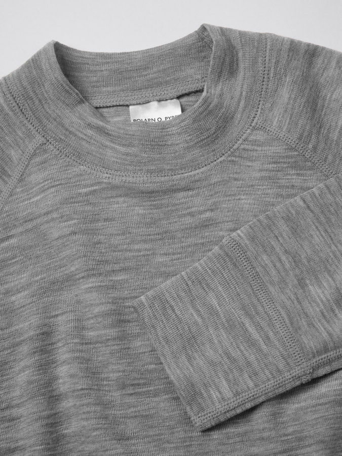 Långärmad tröja merinoull