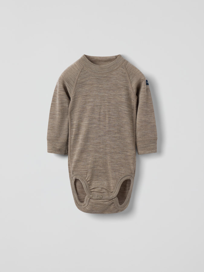 Långärmad body merinoull Långärmad body merinoull