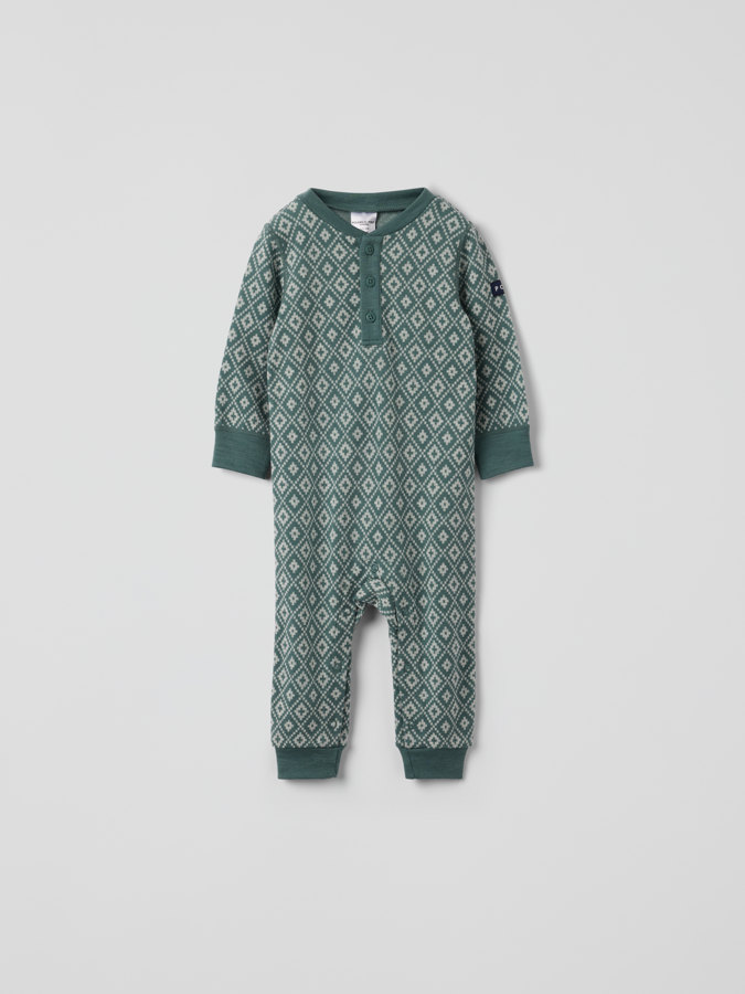 Overall merinoull jaquard