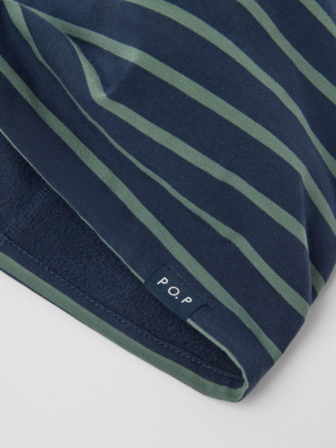 Trikåmössa fleecefodrad randig Trikåmössa fleecefodrad randig