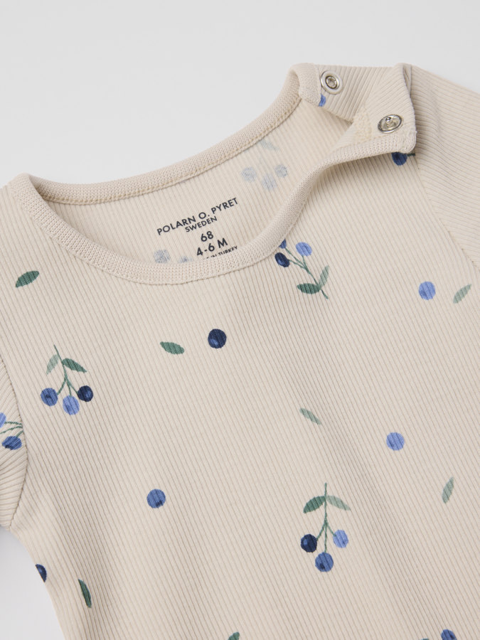 Långärmad body blåbär Långärmad body blåbär