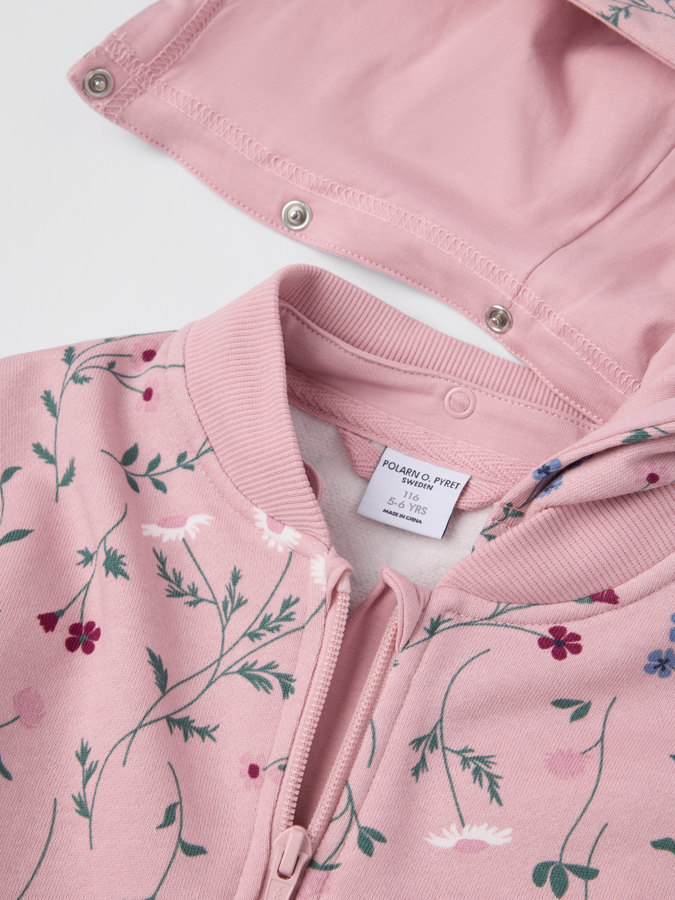 Hoodie blommig Hoodie blommig