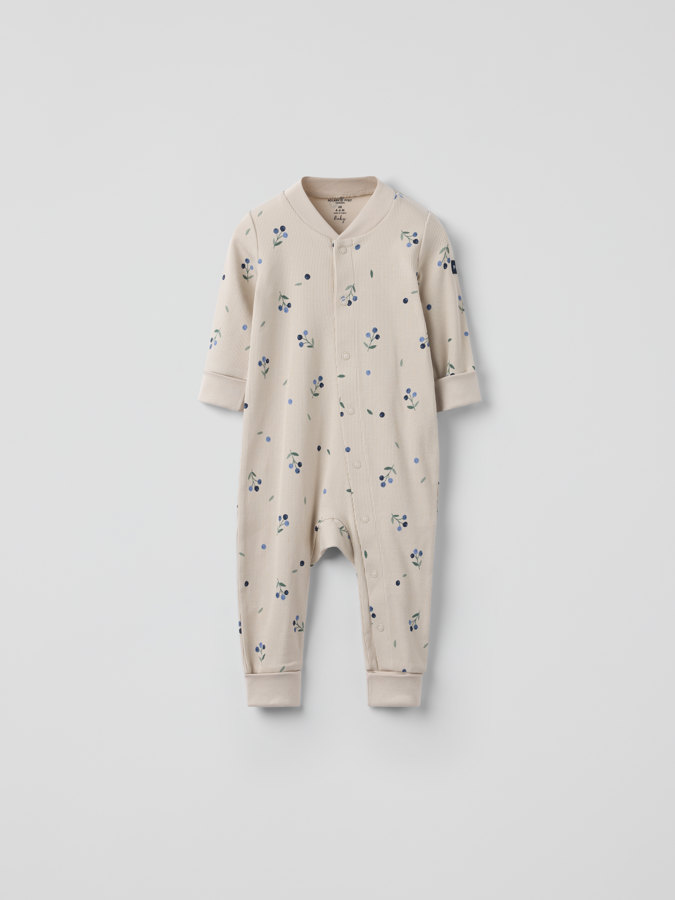 Pyjamasoverall blåbär Pyjamasoverall blåbär