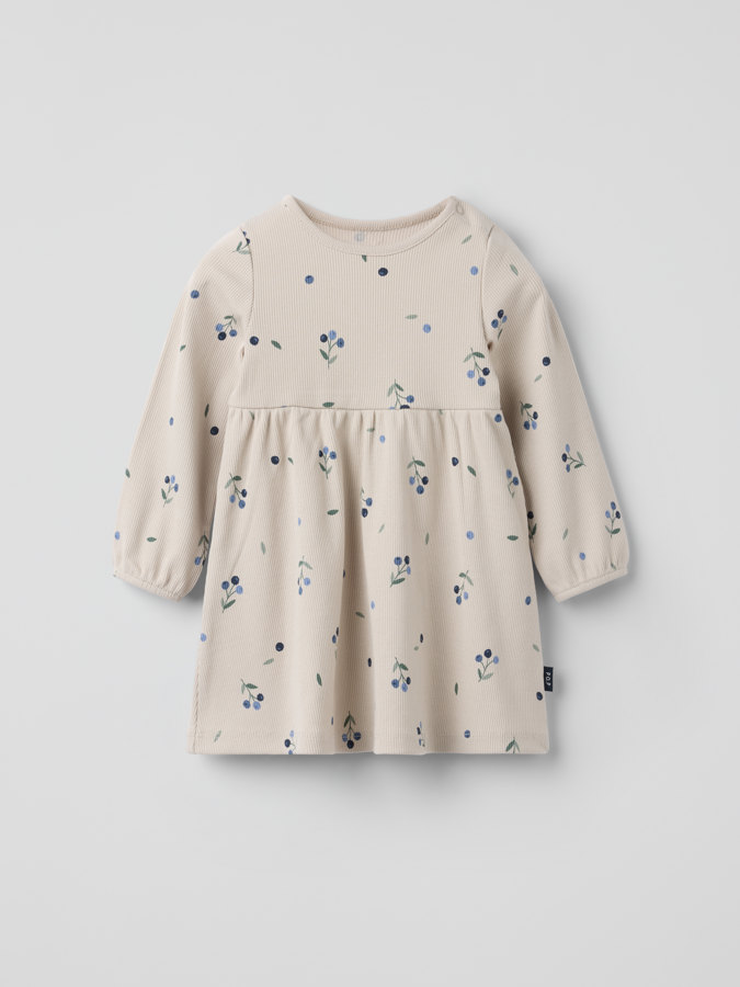 Långärmad klänning blåbär Långärmad klänning blåbär