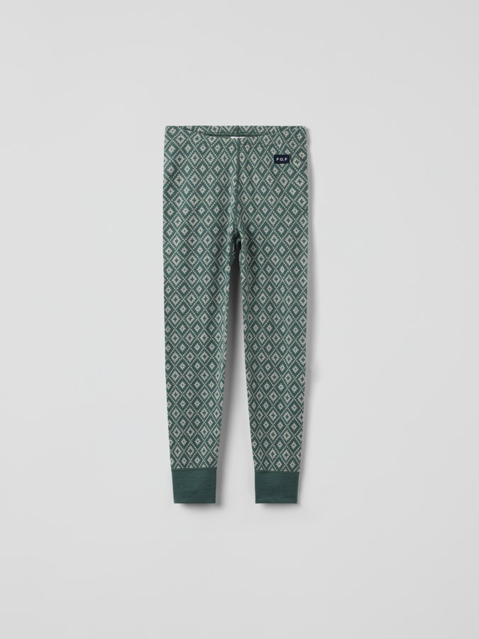 Långkalsonger merinoull jaquard Långkalsonger merinoull jaquard