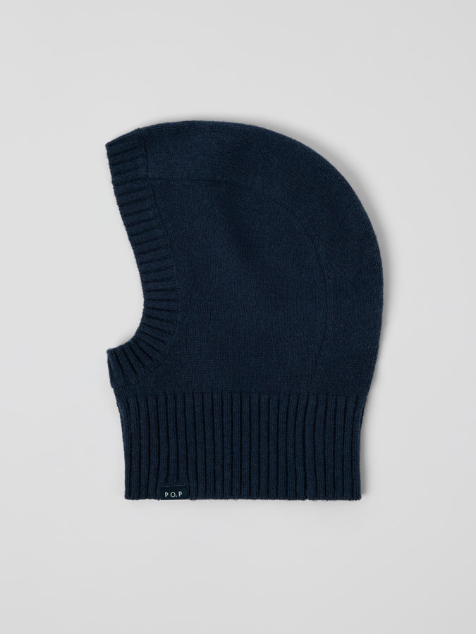 Stickad balaklava ullmix