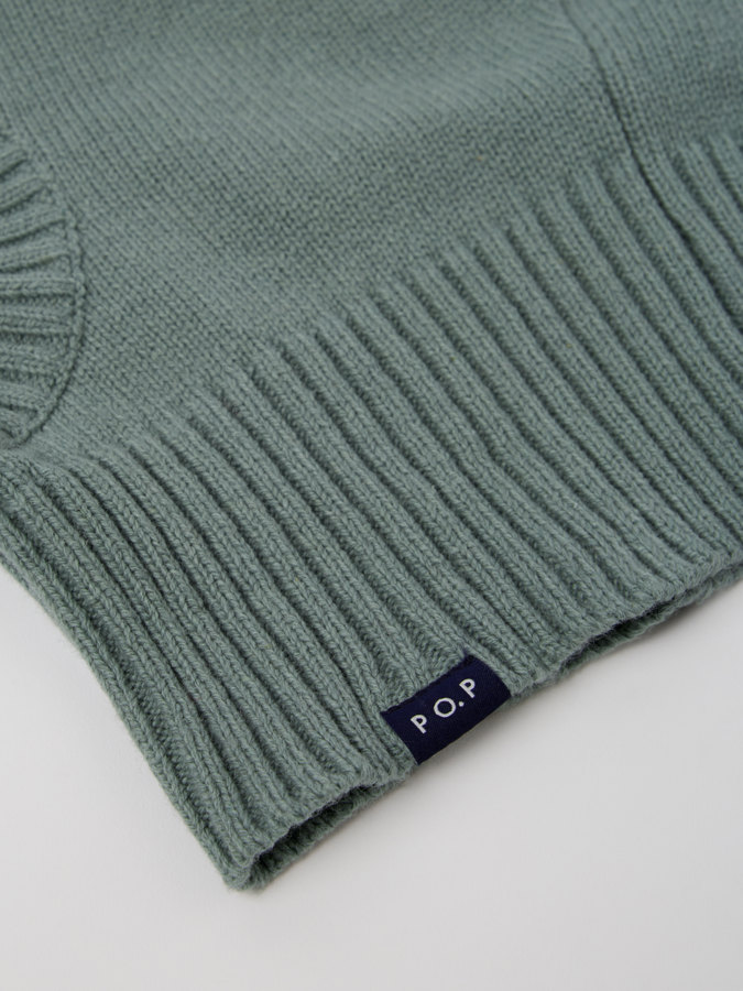 Stickad balaklava ullmix