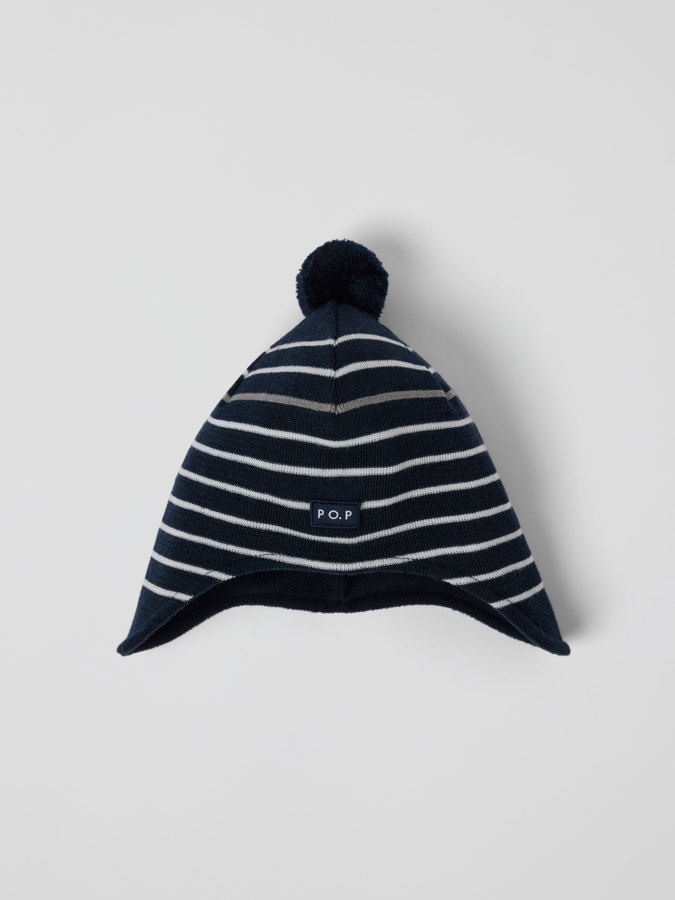 Vindät fleecefodrad mössa ullmix jaquard Vindät fleecefodrad mössa ullmix jaquard