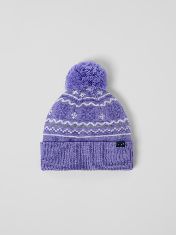 Vindtät fodrad mössa jaquard Vindtät fodrad mössa jaquard