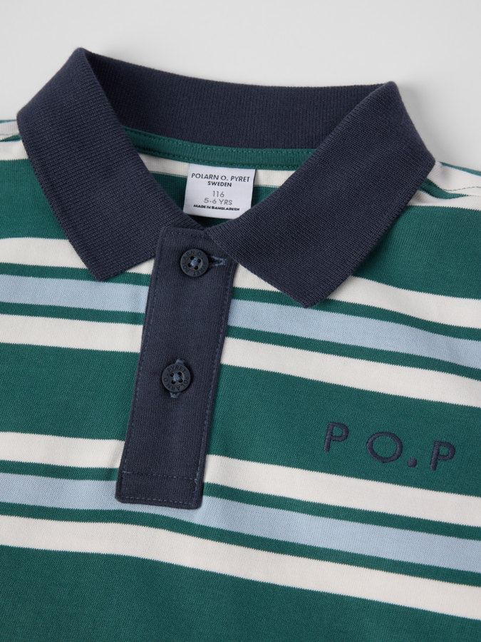 Långärmad rugbytröja randig