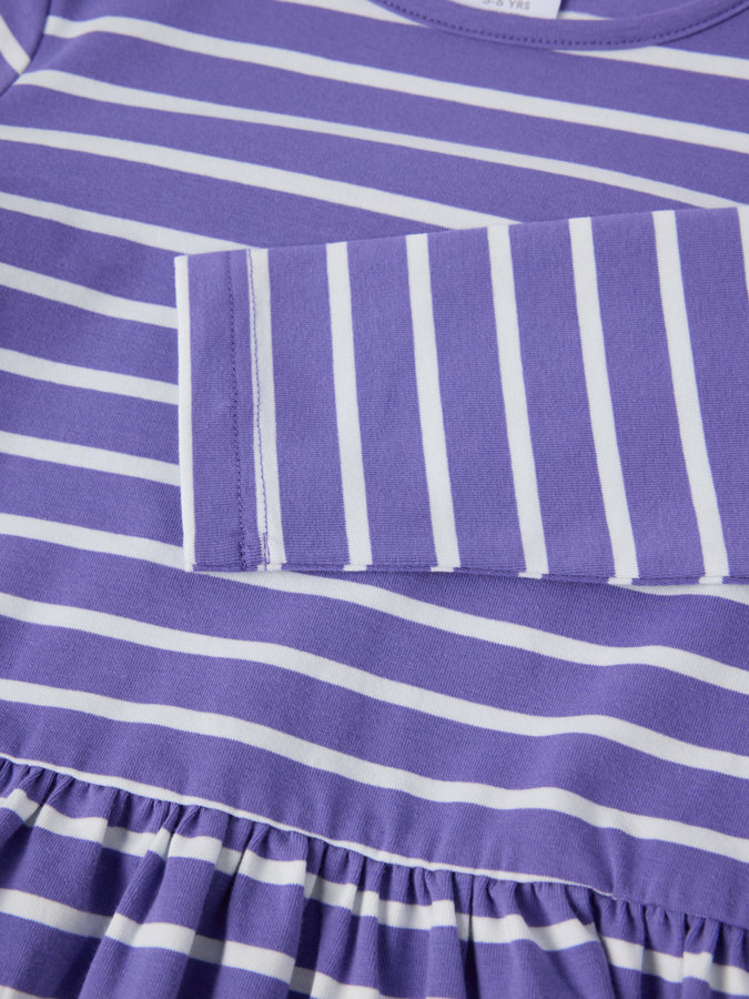 Långärmad snurrklänning randig Långärmad snurrklänning randig