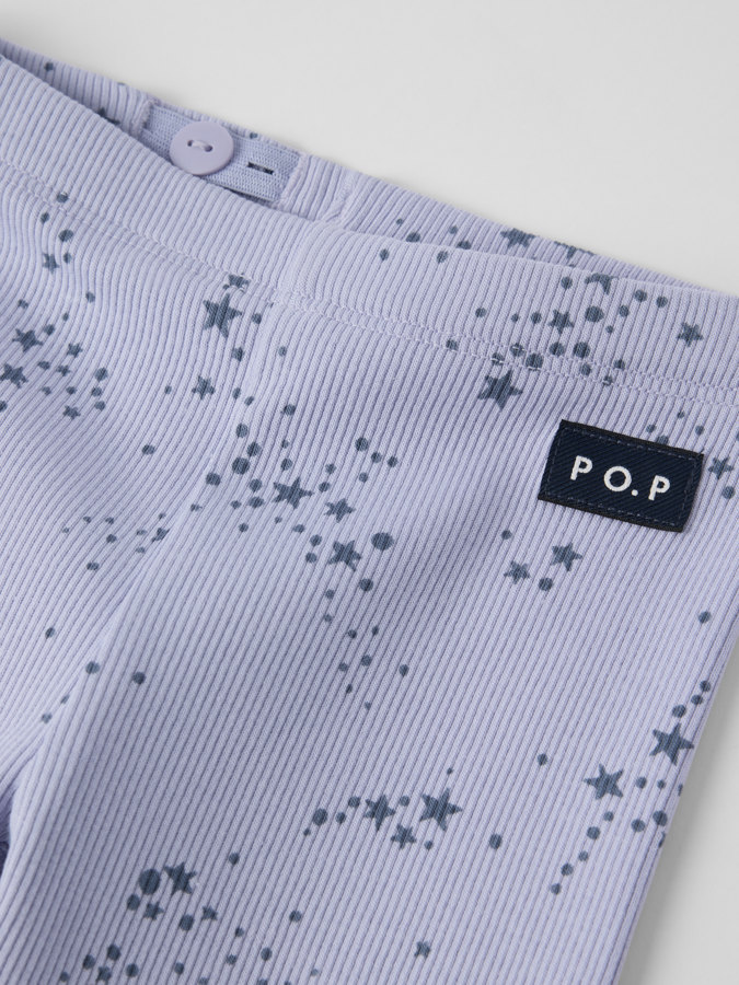 Ribbade leggings stjärnor