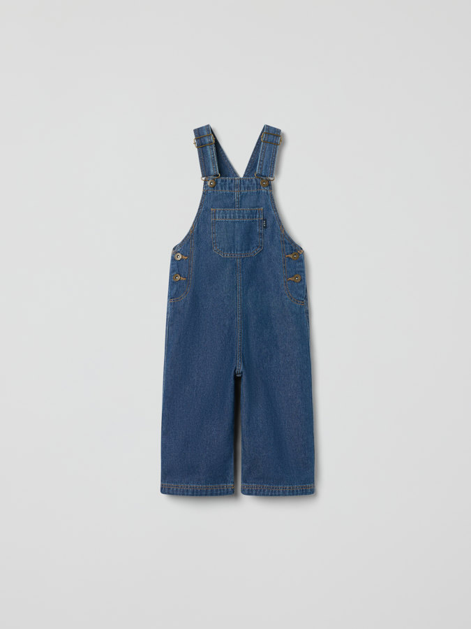 Hängselbyxa denim