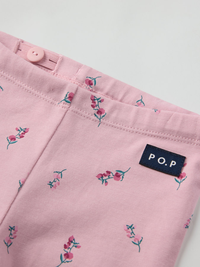 PLAY Leggings baby blommiga