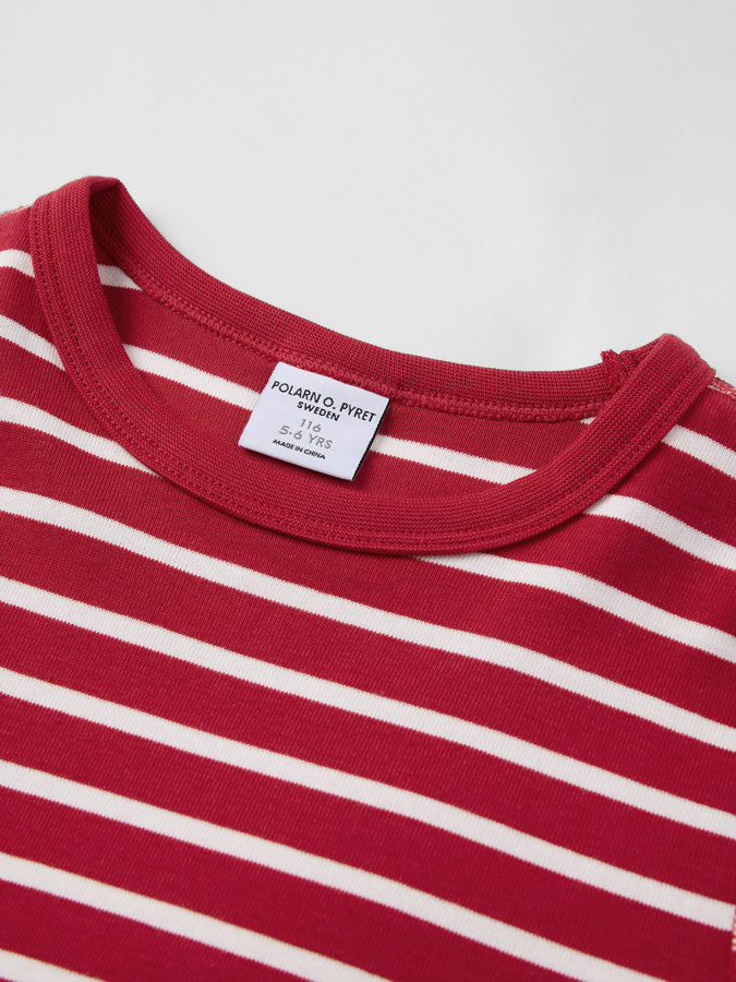 Långärmad t-shirt randig