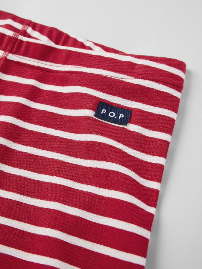 Byxa och tröja randig vuxen