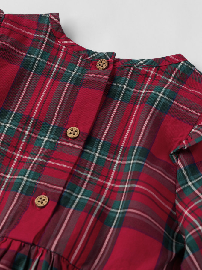 Klänning med volanger baby