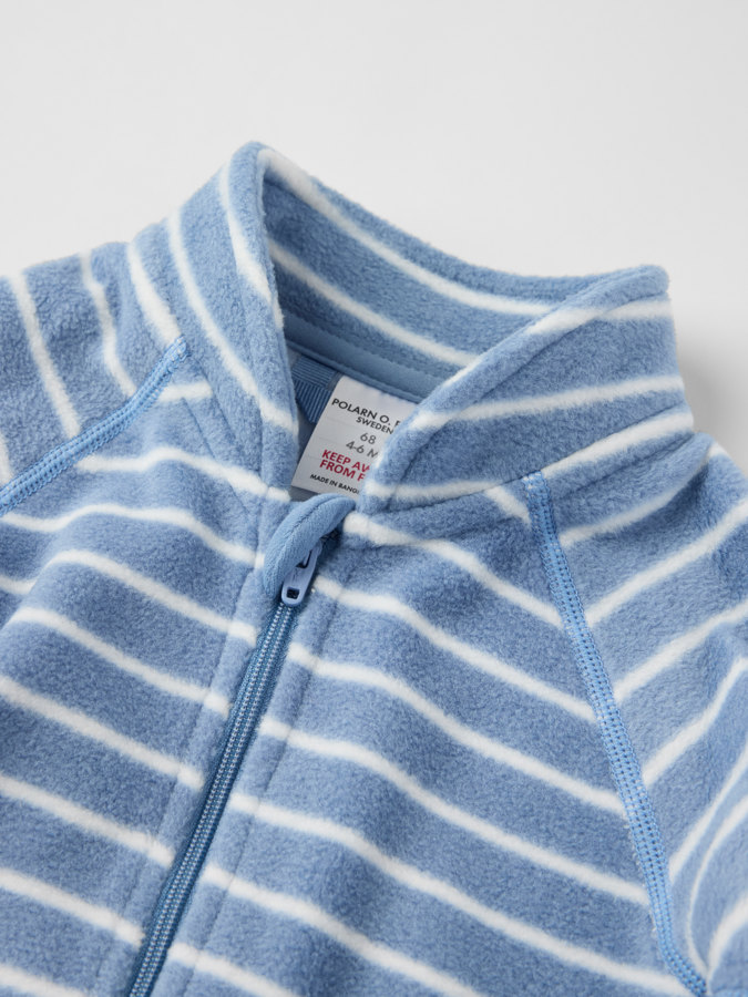 Fleeceoverall randig Fleeceoverall randig