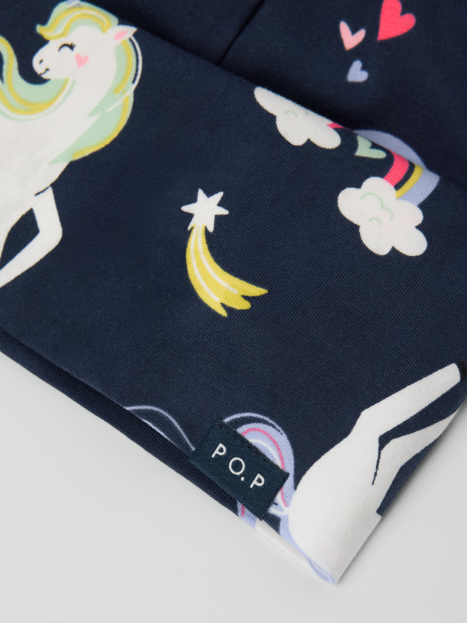 Trikåmössa enhörningar Trikåmössa enhörningar