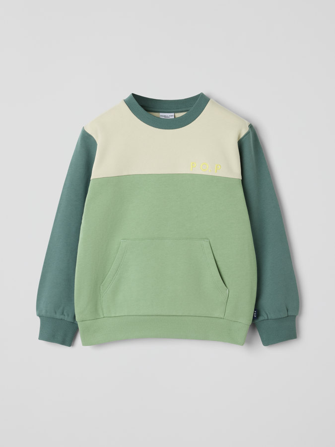 Sweatshirt med ficka Sweatshirt med ficka