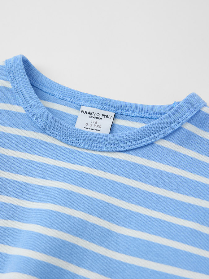 Långärmad t-shirt randig