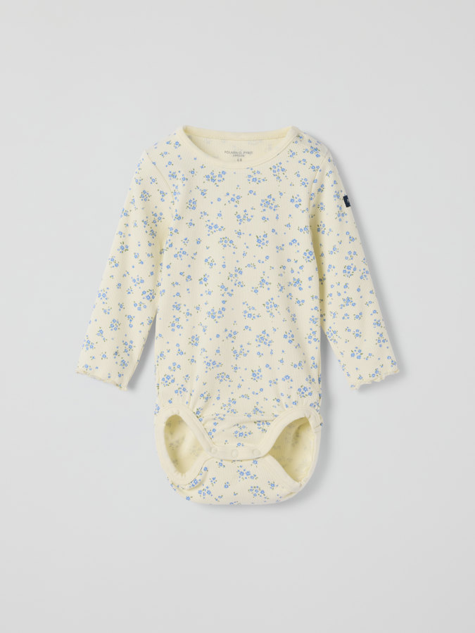 Ribbad body blommig Ribbad body blommig