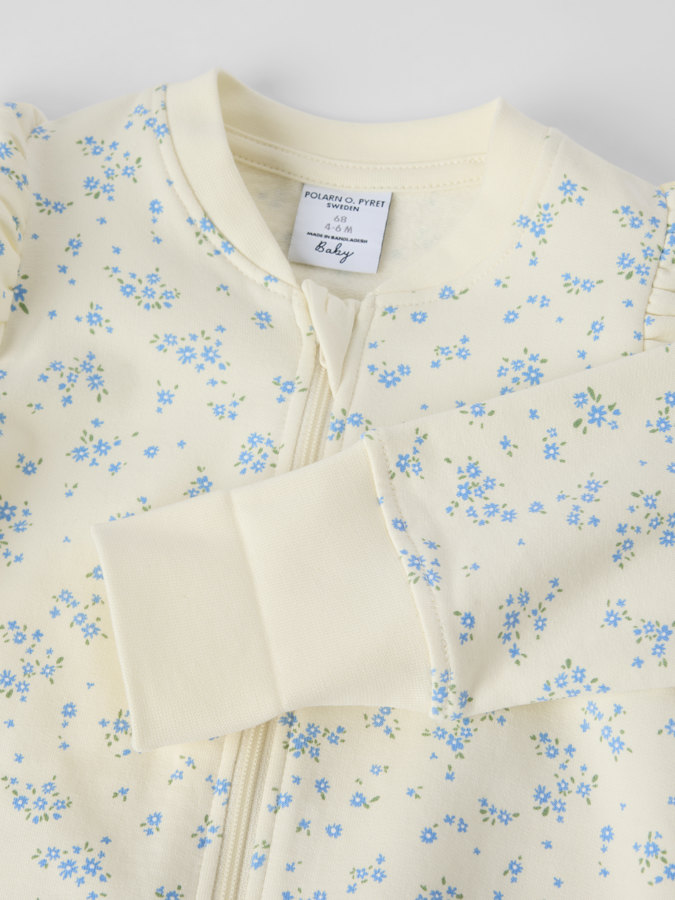 Sweatshirtoverall blommig