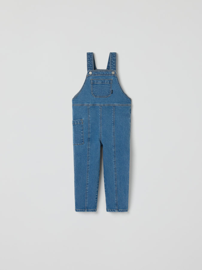 Hängselbyxa denim