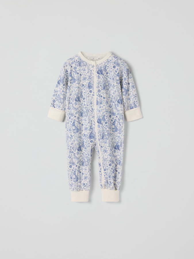 Pyjamasoverall blommig Pyjamasoverall blommig