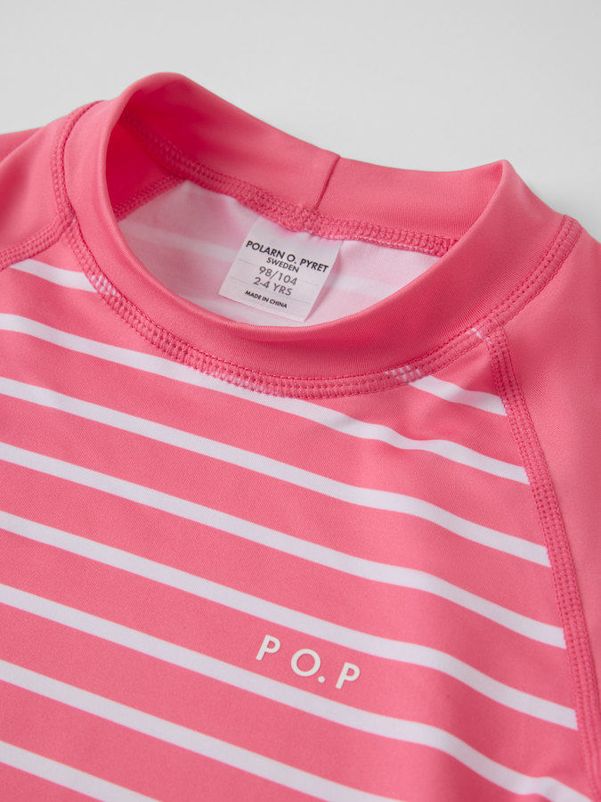 Långärmad UV-tröja randig