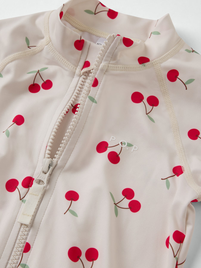 Långärmad UV-dräkt körsbär Långärmad UV-dräkt körsbär