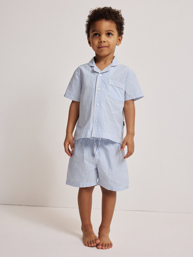 Kortärmad pyjamas randig