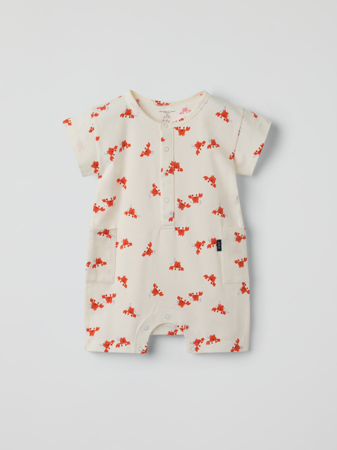 Kortärmad jumpsuit krabbor Kortärmad jumpsuit krabbor