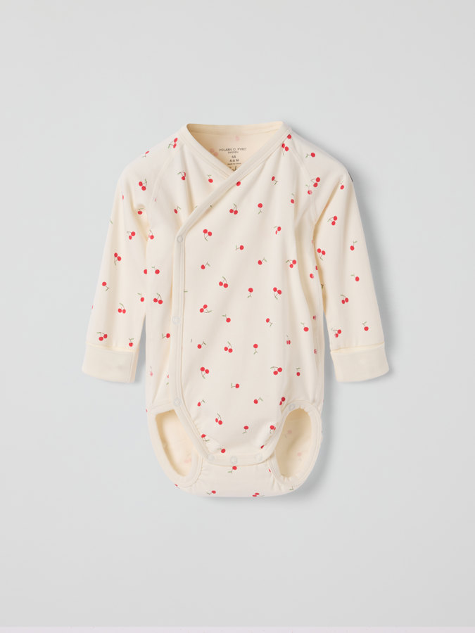 Förlängningsbar omlottbody körsbär