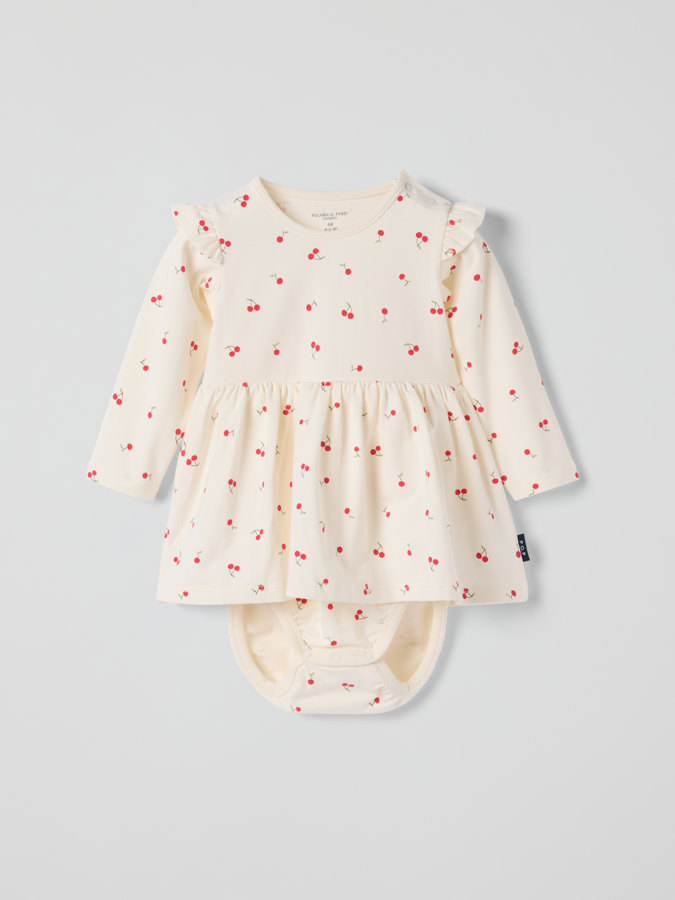 Klänningsbody körsbär