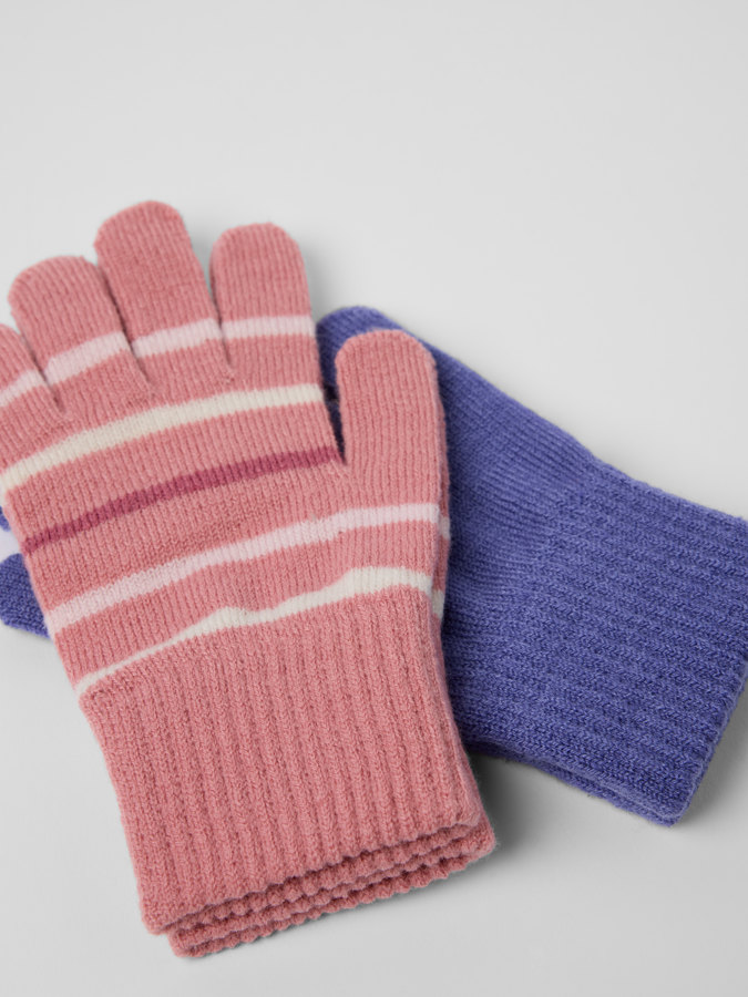 Stickade fingervantar 2-pack