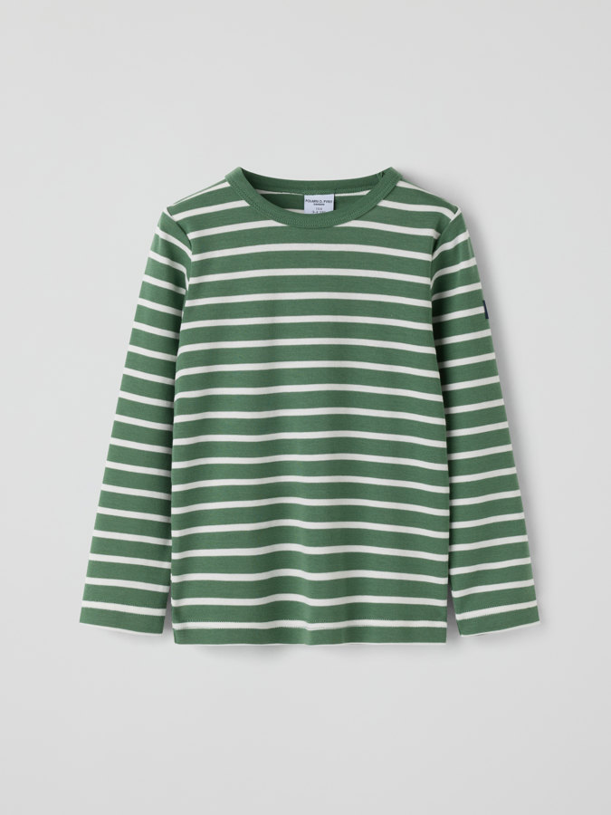Långärmad t-shirt randig