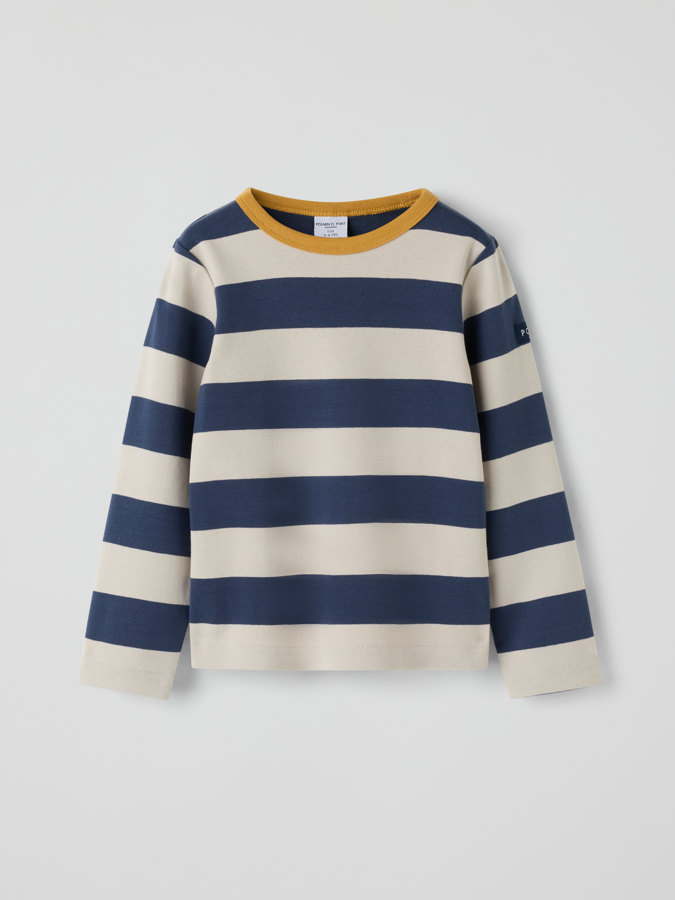 Långärmad t-shirt randig