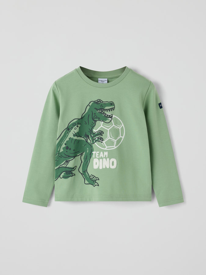 Långärmad t-shirt dinosaurier